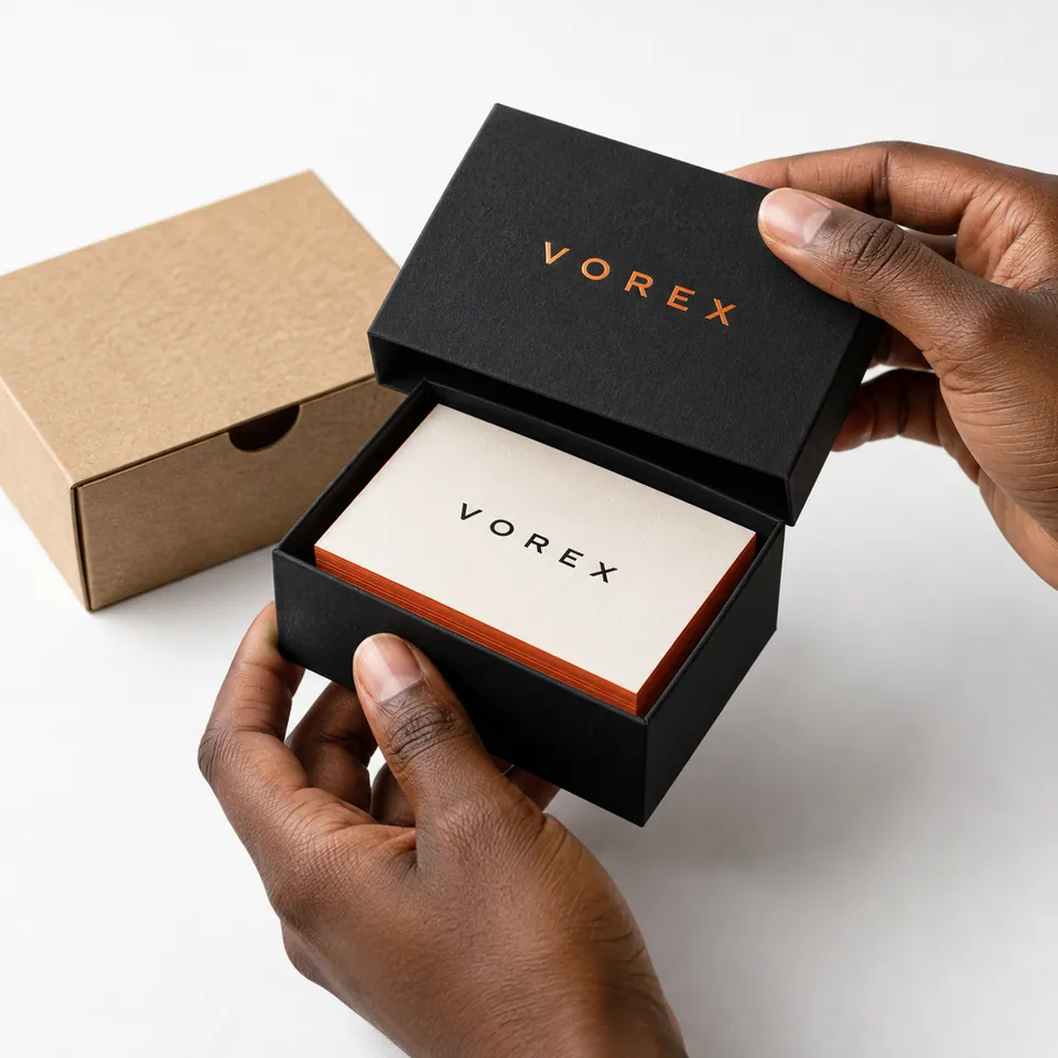 Custom Business Card Boxes by Vorex