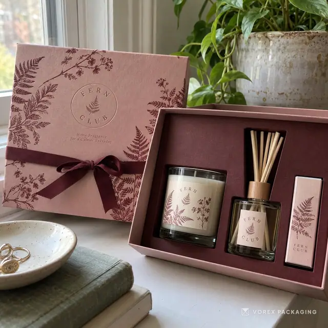 Custom Candle Gift Boxes by Vorex