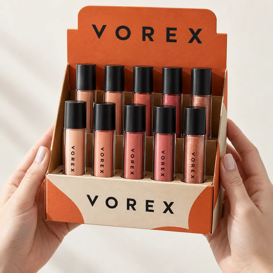Custom Cosmetic Display Boxes by Vorex