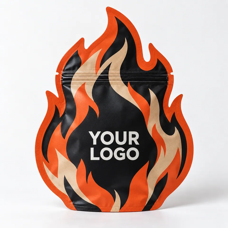 Custom Die Cut Mylar Bags by Vorex