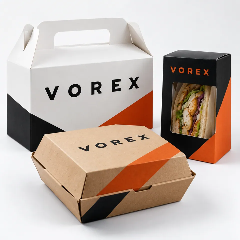 Custom Food Boxes by Vorex