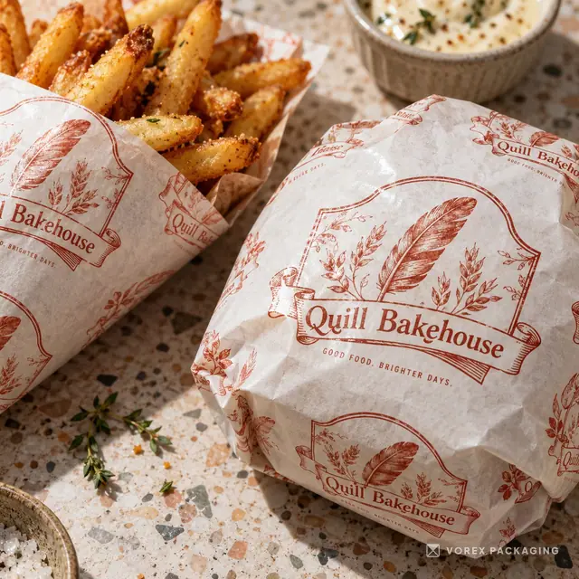 Custom Greaseproof Paper by Vorex