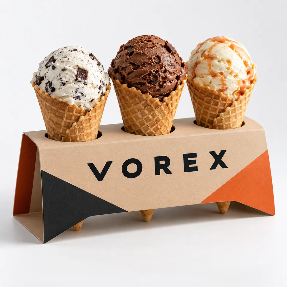 Custom Ice Cream Cone Holders by Vorex