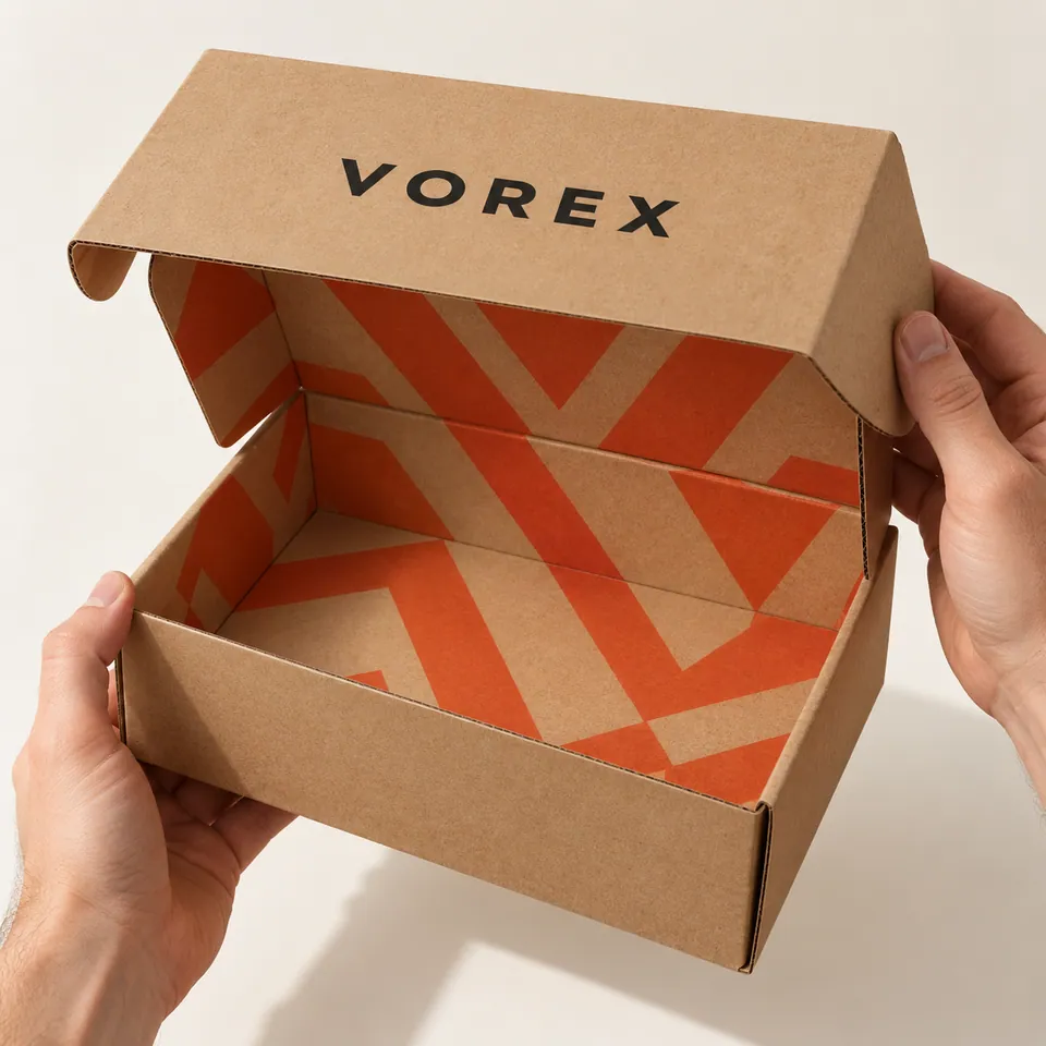 Custom Kraft Mailer Boxes by Vorex