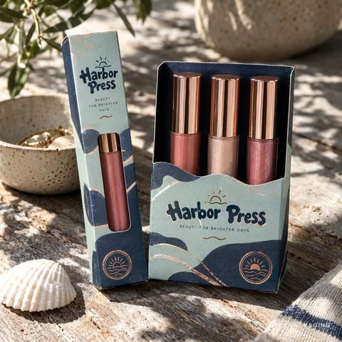 Custom Lip Gloss Boxes by Vorex