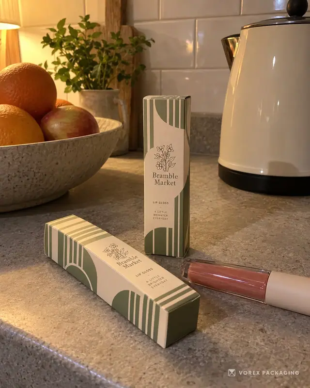 Custom Lip Gloss Boxes by Vorex