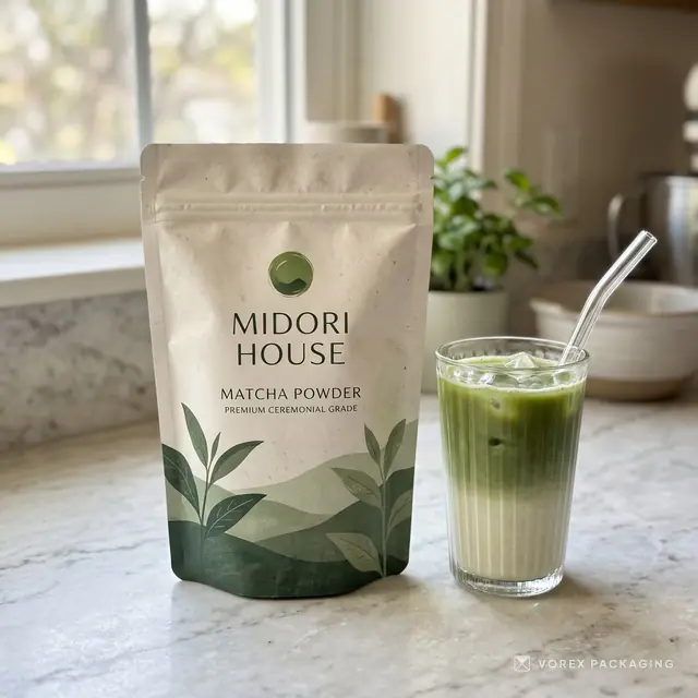 Custom Matcha Pouches by Vorex