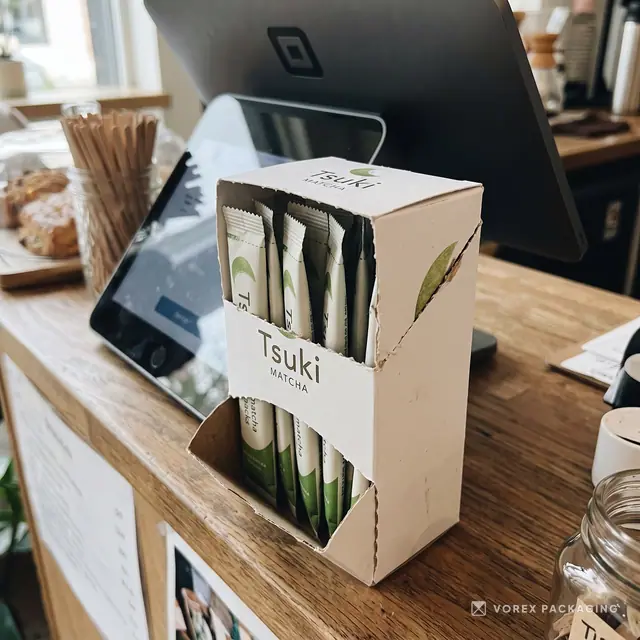 Custom Matcha Stick Pack Boxes by Vorex