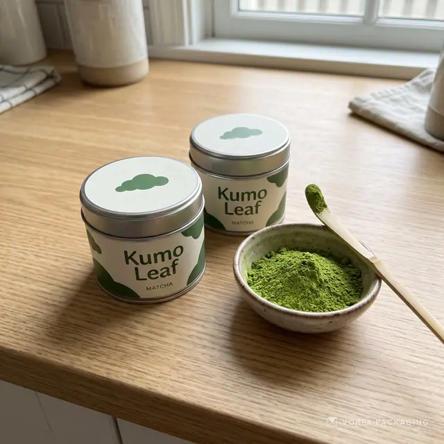 Custom Matcha Tins by Vorex