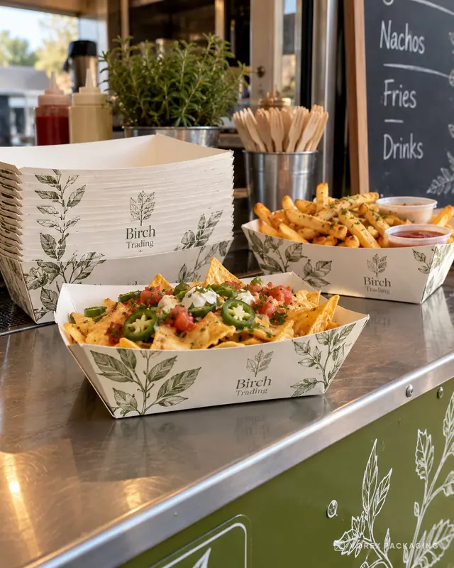 Custom Paper Food Trays by Vorex