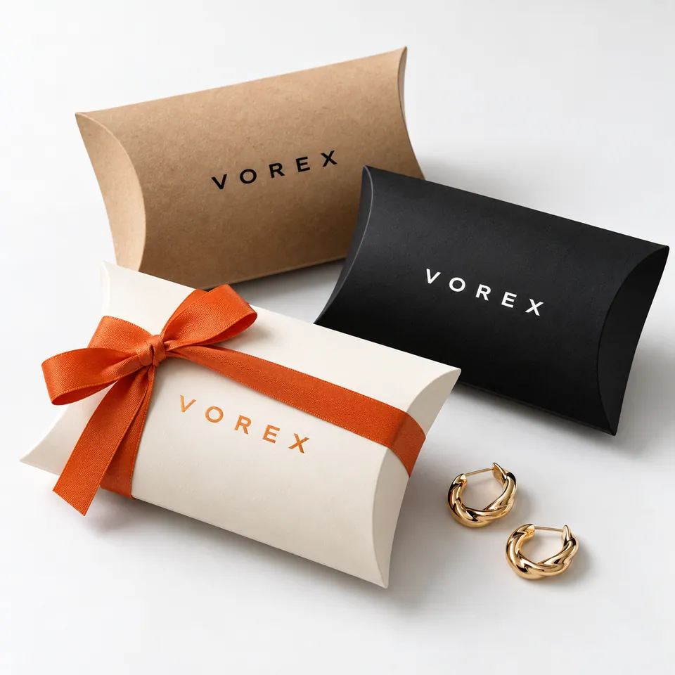 Custom Pillow Gift Boxes by Vorex