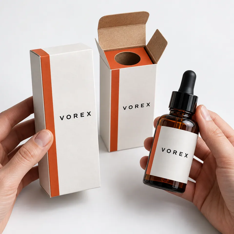 Custom Serum Boxes by Vorex