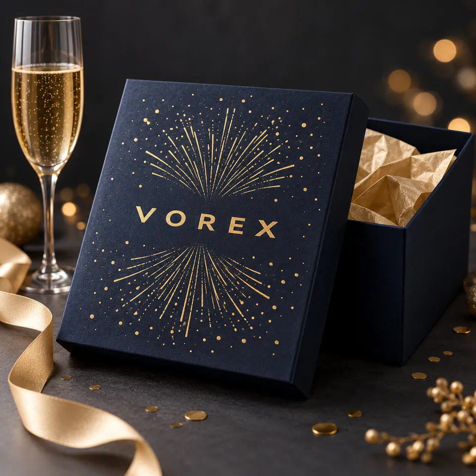Custom New Year Gift Boxes by Vorex