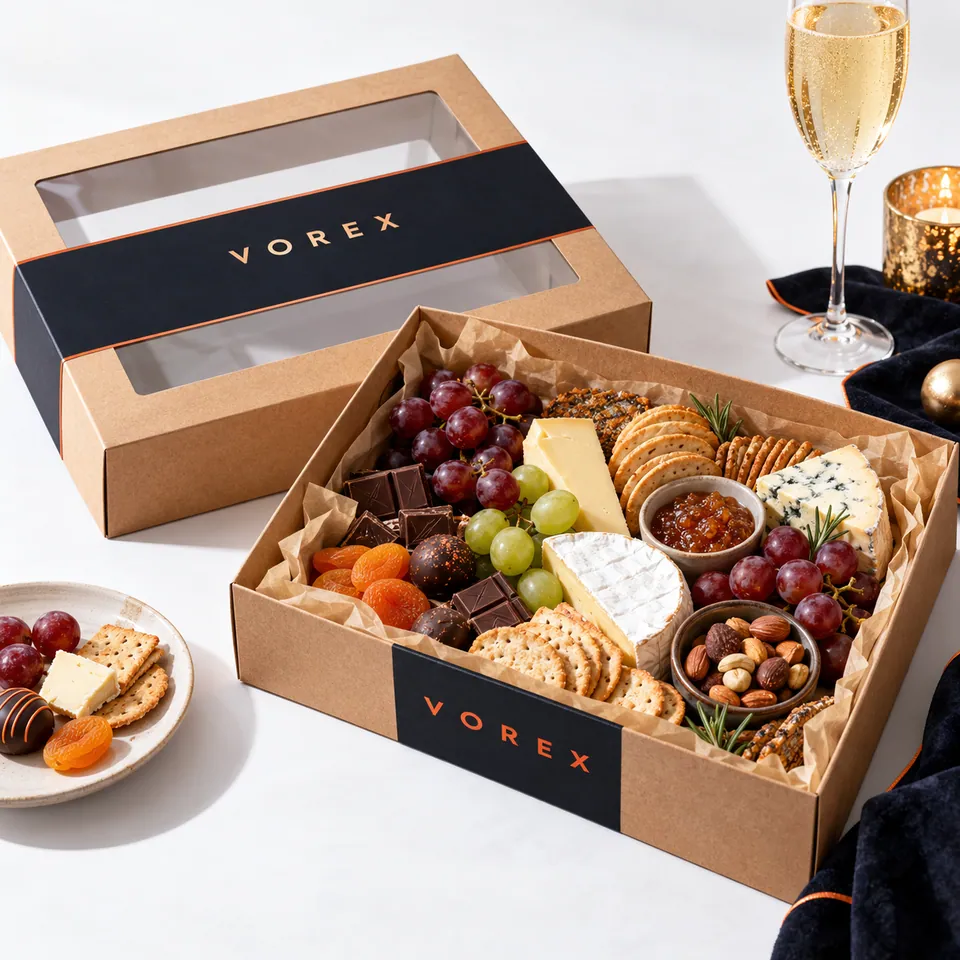 Custom New Year's Eve Food Boxes by Vorex